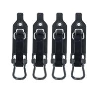 4 Pcs Shovel Mount Quick Release Holder Clamp Multipurpose Wall Kit Car Accessories for Truck Trailer Roof Rack(Black)