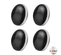 4 Pcs Shower Curtain Weights, Magnetic Shower Curtain Weights Heavy Duty Drapery Weights, For Curtain,Drapery,Tablecloth,Flag,Refrigerator (Black)