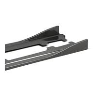 4 PCS Side Skirt Compatible For Honda Accord 10th 2018-2022 Car Bottom Extension Lip Set Body Rocker Panel Matte Black Carbon Fiber Style(Carbon Fiber Style)
