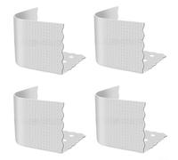 4 Pcs Silicone Bed Sheet Holder Non-Slip Corner Clips for Fitted Sheets - Heavy Duty Queen King Mattress Fasteners Grey(Gray)