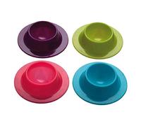 4 Pcs Silicone Egg Cups in Modern Design Holders Set Serving Kitchen Boiled Eggs Breakfast