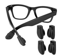 4 Pcs Silicone Eyeglass Ear Grip Compatible with Ray-Ban Meta Gen 1 & 2 Wayfarer/Skyler/Headliner, Glasses Grips Behind Ears Anti Slip