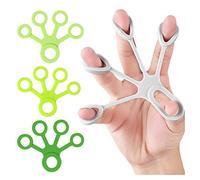 4 Pcs Silicone Finger Stretcher, Soft Finger Exercise Band for Hand Extension, Creative Hand Stretcher for Strength Training, Portable Resistance Tool for Daily Finger Workouts, Flexible Hand Grip