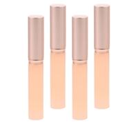 4 Pcs Silicone Lip Brush with Cap Portable round Head Makeup Tool | Soft Gentle Feel, Multi-use for Daily and Home Use, Plastic and Silicone Build, Travel-friendly Design
