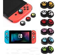 4 pcs Silicone Thumb Grips Cover Stick Joystick Thumbstick Caps for Nintendo Switch NS Nitendo Switch Lite NS JoyCon (2 Blue 2 Yellow)