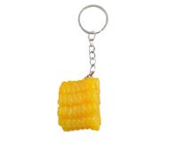 4 Pcs Simulation Food Keychain Kelp Pendant, Corn