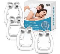 4 PCS Snoring Stop Silicone Magnetic Anti Snore Nose Clip Device Silent Sleep.
