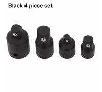 4 Pcs Socket Converter Set, Ratchet Reducer Adapter Tool for Electric Wrench, Made of Chromium Vanadium Steel, Silver/Gold