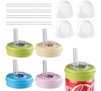 4 Pcs Soda Can Lids,Soda straw can lid For Fits standard soda cans、pop can lids、Beer、Seltzer，BPA-free reusable can covers for soda（4 colors）
