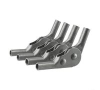 4 Pcs Sofa Beach Chair Adjustable Angle Joint Hinge Set with Three Degrees of Movement (5 Level 180 Degrees)