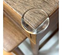 4 Pcs Soft and Transparent Corner Guard with Strong 3M Gel Adhesive, Furniture Sharp Corner Guard for Keep Baby Safe, Table & Furniture Corner Protector for Kids