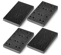 4 Pcs Soft Black Foam Sanding Pads Interface Sander Backing Pad for Festool RS400 LS130 Sander GIX