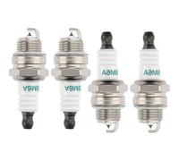 4 PCS Spark Plug BM6A, Lawnmower Spark Plug, BM6A / L7T Replacement, for Strimmer Chainsaw Lawnmower Hedge Trimmer Cutter Replacement Accessories