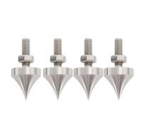 4 Pcs Speaker Spike Set, Subwoofer CD HiFi Speaker Turntable Isolation Stand Adjustable Speaker Isolation Spikes for Subwoofer CD DVD Player Audio Amplifier (M8)
