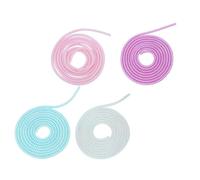 4 Pcs Spiral Cable Protectors - Colorful Protection Wrap, Headphone Saver, Cord Sleeves for USB Data, Phone, Earphone