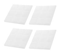4 Pcs Sponge Acoustic Panel for Wall Soundproofing, Cut to Fit White | Sound Absorbing Sponge, for Microphone Areas and Indoor Walls, Musicians and Recording Artists