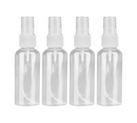 4 Pcs Spray Bottle, 0.7oz/20ml Small Spray Bottle, Clear Mini Spray Bottles, Durable Travel Sprays Bottles, Refillable Empty Atomiser Containers, Portable for Traveling Make-Up Skincare Cleaning