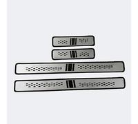4 Pcs Stainless Steel Car Door Sill Protector for Dacia Duster 2010-2023 2024 2025, Welcome Pedal Strips, Nonslip Scratch Scuff Protection Trim, Accessory,C