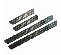 4 Pcs Stainless Steel Car Door Sill Protector for Ford S-MAX II 2019-2023, Welcome Pedal Strip, Nonslip Antiscratch Kick Plate Sticker, Accessories,Black