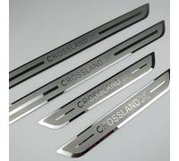 4 Pcs Stainless Steel Car Door Sill Protector for X 2017-2019 2020 2021, Auto Welcome Pedal Kick Plates Scuff Guard Styling Decoration Accessory,Silver