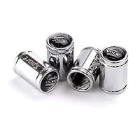 4 Pcs Stainless Steel Car Tire Valve for Volvo V40 V50 V60 V70 S40 S60 S60L S70 S80 S90 XC40 XC60,Car Vehicle Wheel Tyre Valves Replacement Tire Dust Cap Metal Car Tire Accessories,B