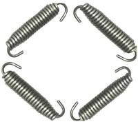 4 Pcs Stainless Steel Exhaust Springs 40-80mm Hook to Hook | Motorcycle Expansion Chambers Muffler Pipe Clamps 40mm 50mm 60mm 70mm 80mm (80mm)