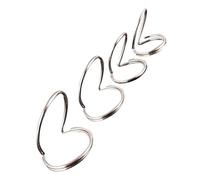 4 Pcs Stainless Steel Finger Thumb Picks Fingerstyle Guitar Bass Picks Parts Guitar Instrument Accessories