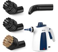 4 Pcs Steam Nylon Round Brushes for ASSCA, Durable Round Brush Nozzle Head, ASSCA Handheld Steam Cleaner