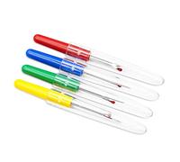 4 Pcs Steel Plastic Handle Seam Ripper Craft Stitch Unpicker Thread Sewing Threads Cross-Stitch Accessory Needlework Supplies Small
