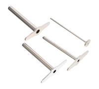 4 Pcs Steel Rubber Plug Hole Puncher Manual Tool for Clean Lab Holes | Well Polished Smooth Surface, Portable Design, Suitable for Tubing, Rubber Bungs, School Science Lessons and Chemistry