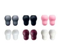 4 Pcs Stethoscope Ear Tips Replacement for Stethoscopes,Compatible with Littmann Eartips,Ear Piece,Replacement Parts for Classic III,Cardiology 3/4&IV,Small/Medium,Silicone Earplug (Mix color)