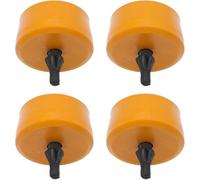 4 PCS Stop Buffer Spring Suspension Travel Limiter Leaf Rubber Bearing Rear Axle for Caddy 2K for Caddy 3 2004-2015