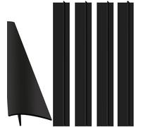 4 Pcs Stove Counter Gap Cover, 56 * 63.5mm Worktop Connecting Rail Gap Filler, Gap Filler Between Cooker, Gap Filler Worktop Joining Strip, Seals Spills Strips for Stovetop and Kitchen Countertop