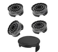 4 Pcs Strimmer Spool Replacement Line with 1 Pcs Spool Covers F016F04557 Compatible with Bosch Art 23 SL, 26 SL Grass Trimmer Models F016800569 & F016800385 Grass Trimmer Spool Replacement