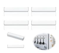 4 Pcs Strong Neodymium Bar Magnets, 50 x 10 x 3 mm Flat Rare Earth Magnet for Fridge Small Strong Magnet for Crafts Kitchen DIY Tool Office Locker Iron Shelf and Whiteboard