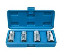 4 Pcs Stud Extractor Set, Alloy Steel Broken Stud Remover 6 to 12mm, 12.5mm Square Drive for Automotive Repair DIY Mechanics