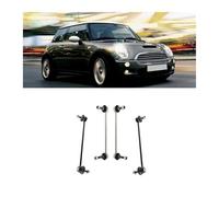 4 Pcs Suspension Kit Front & Rear Sway Bar End Links Compatible For Mini Cooper R50 R53 R55 R56 2007-2014 33506772789 31356778831