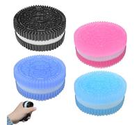 4 Pcs Taba Squishy For Adults & Kids for Women Men(1 Black, 1 Sky Blue, 1 Pink, 1 Lavender)Not Edible!