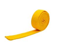 4 Pcs Taekwondo Belt, Yellow, Karate Judo Belt, 78.7 In/2 M, 4 Cm Cotton Martial Arts Belts For Beginner Training