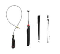 4 Pcs Telescopic Magnetic Pickup Tool,Flexible Telescopic Magnetic Pick up Tools, Extendable Magnets Garage Tools,Heavy Duty Magnet Tool, Bendable Mechanic Toolsfor Picking Small Parts Metal Objects