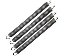 4 Pcs Tension Springs With Hooks 280mm, 1.4mm Wire Dia, 14mm OD