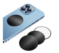 4 PCS Thin Metal Plates Replacement Mount Plate Kits with Strong Adhesive,Phone Magnet Sticker,magnet for phone case,phone magnet for car,Holder Compatible with Magnetic Car Mount etc,Round