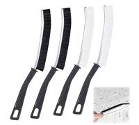 4 Pcs Tiny Window Groove Cleaning Tool - Hard Bristle Crevice Brush for Home, Kitchen, Bathroom, Door Tracks & Small Spaces