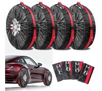 4 PCS Tire Covers for Renault 5 E-Tech 2024, Car Spare Wheel Cover Car Wheel Accessories Waterproof Dust-Proof Wheel Protector,S