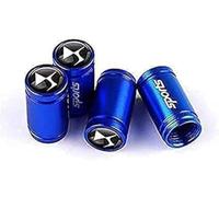 4 Pcs Tire Valve Stem Caps for DS 6WR | 2014-2019, Dust Proof Valve Cover Corrosion Resistant Premium Leak-Proof Tyre Caps for Car,Blue