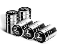 4 Pcs Tire Valve Stem Caps for Infiniti QX80 6 Seats 2013-2016, Dust Proof Valve Cover Corrosion Resistant Premium Leak Proof Tyre Caps for Car,E