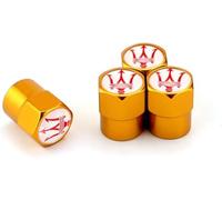 4 Pcs Tire Valve Stem Caps for Maserati 3200GT Gransport, Dust Proof Valve Cover Corrosion Resistant Premium Leak-Proof Tyre Caps for Car,E