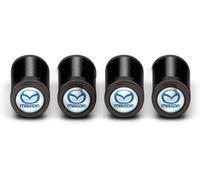 4 Pcs Tire Valve Stem Caps for Mazda 3 Axela 6 ATENZA MX-5 CX-3 CX-4 CX-5, Dust Proof Valve Cover Corrosion Resistant Premium Leak-Proof Tyre Caps for Car,C