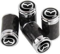 4 Pcs Tire Valve Stem Caps for Mazda 3 Axela 6 ATENZA MX-5 CX-3 CX-4 CX-5, Dust Proof Valve Cover Corrosion Resistant Premium Leak-Proof Tyre Caps for Car,B
