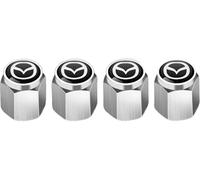 4 Pcs Tire Valve Stem Caps for Mazda 6/Atenza Hatchback 2010 2011 2012 2013, Dust Proof Valve Cover Corrosion Resistant Premium Leak Proof Tyre Caps for Car,B